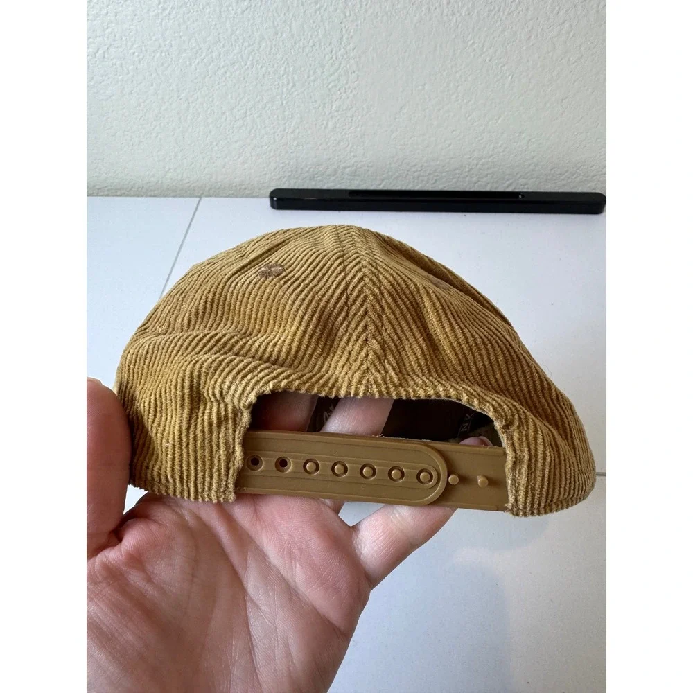Binky Bro Surf Co Corduroy Snapback Hat Infant Tan Brown Textured Minimalist‎